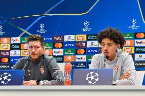 AS Monaco Press Conference - La Turbie