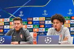 AS Monaco Press Conference - La Turbie