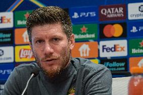 AS Monaco Press Conference - La Turbie