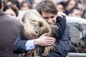 Former French President Nicolas Sarkozy Incarceration at Prison de la Sante AJ