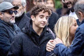 Former French President Nicolas Sarkozy Incarceration at Prison de la Sante AJ