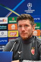 AS Monaco Press Conference - La Turbie