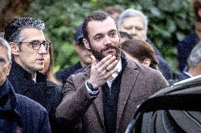 Former French President Nicolas Sarkozy Incarceration at Prison de la Sante AJ