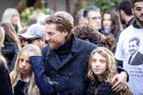 Former French President Nicolas Sarkozy Incarceration at Prison de la Sante AJ