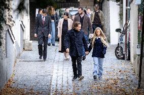 Former French President Nicolas Sarkozy Incarceration at Prison de la Sante AJ