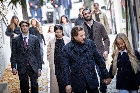 Former French President Nicolas Sarkozy Incarceration at Prison de la Sante AJ