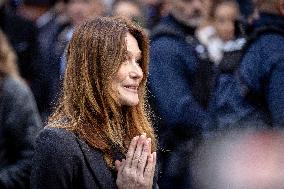 Former French President Nicolas Sarkozy Incarceration at Prison de la Sante AJ