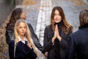 Former French President Nicolas Sarkozy Incarceration at Prison de la Sante AJ