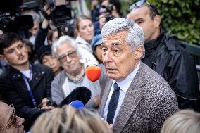 Former French President Nicolas Sarkozy Incarceration at Prison de la Sante AJ