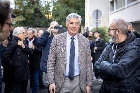 Former French President Nicolas Sarkozy Incarceration at Prison de la Sante AJ