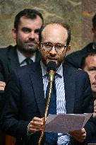 Questions to the government at the National Assembly in Paris FA