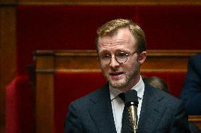 Questions to the government at the National Assembly in Paris FA