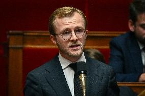 Questions to the government at the National Assembly in Paris FA