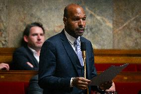 Questions to the government at the National Assembly in Paris FA