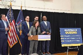 Hochul Joint Appearance with Mamdani in Queesn, NY