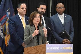 Hochul Joint Appearance with Mamdani in Queesn, NY