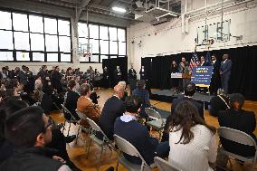 Hochul Joint Appearance with Mamdani in Queesn, NY