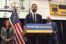 Hochul Joint Appearance with Mamdani in Queesn, NY