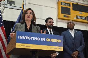 Hochul Joint Appearance with Mamdani in Queesn, NY