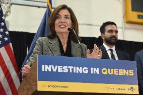Hochul Joint Appearance with Mamdani in Queesn, NY