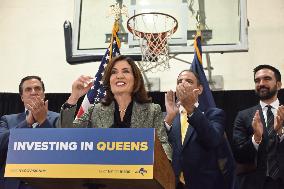 Hochul Joint Appearance with Mamdani in Queesn, NY