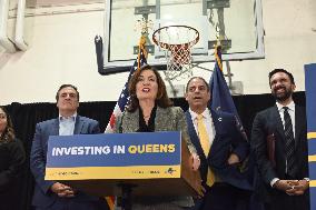 Hochul Joint Appearance with Mamdani in Queesn, NY