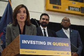 Hochul Joint Appearance with Mamdani in Queesn, NY