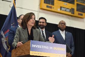 Hochul Joint Appearance with Mamdani in Queesn, NY