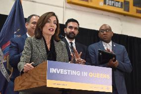 Hochul Joint Appearance with Mamdani in Queesn, NY