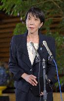 Japan's new PM Takaichi