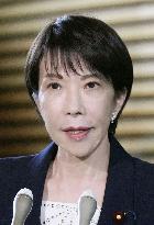 Japan's new PM Takaichi