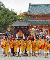 Parade of historical figures in Kyoto