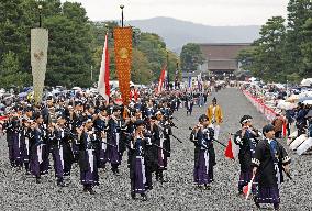 Parade of historical figures in Kyoto