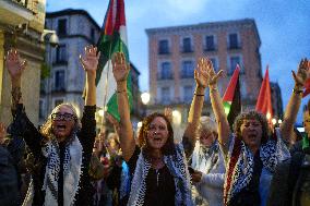 Rally Held After Israeli Ceasefire Broken - Madrid