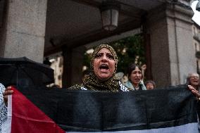 Rally Held After Israeli Ceasefire Broken - Madrid