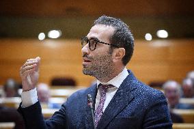 Government Faces Economic Questions in Senate - Madrid