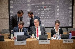 Jean Castex At Hearing For Appointment To SNCF - Paris