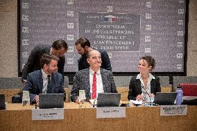 Jean Castex At Hearing For Appointment To SNCF - Paris