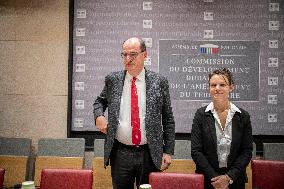 Jean Castex At Hearing For Appointment To SNCF - Paris