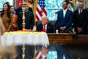 President Trump At Diwali Celebration - DC