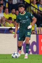 CALCIO - UEFA Champions League - Villarreal CF vs Manchester City