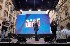 Press Freedom Rally Following Sigfrido Ranucci Attack - Rome
