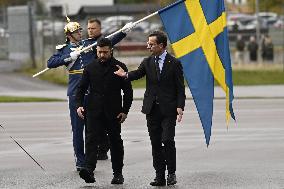 SWEDEN ZELENSKY KRISTERSSON MEETING