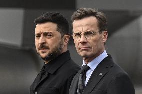 SWEDEN ZELENSKY KRISTERSSON MEETING