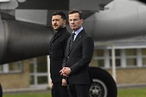 SWEDEN ZELENSKY KRISTERSSON MEETING