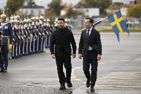 SWEDEN ZELENSKY KRISTERSSON MEETING