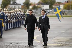 SWEDEN ZELENSKY KRISTERSSON MEETING