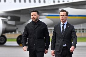 SWEDEN ZELENSKY KRISTERSSON MEETING