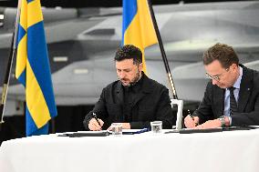 SWEDEN ZELENSKY KRISTERSSON PRESS CONFERENCE