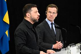 SWEDEN ZELENSKY KRISTERSSON PRESS CONFERENCE